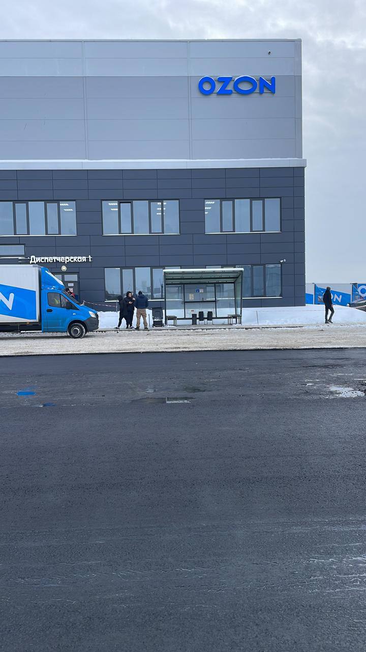 Асфальтирование парковки складского комплекса Ozon