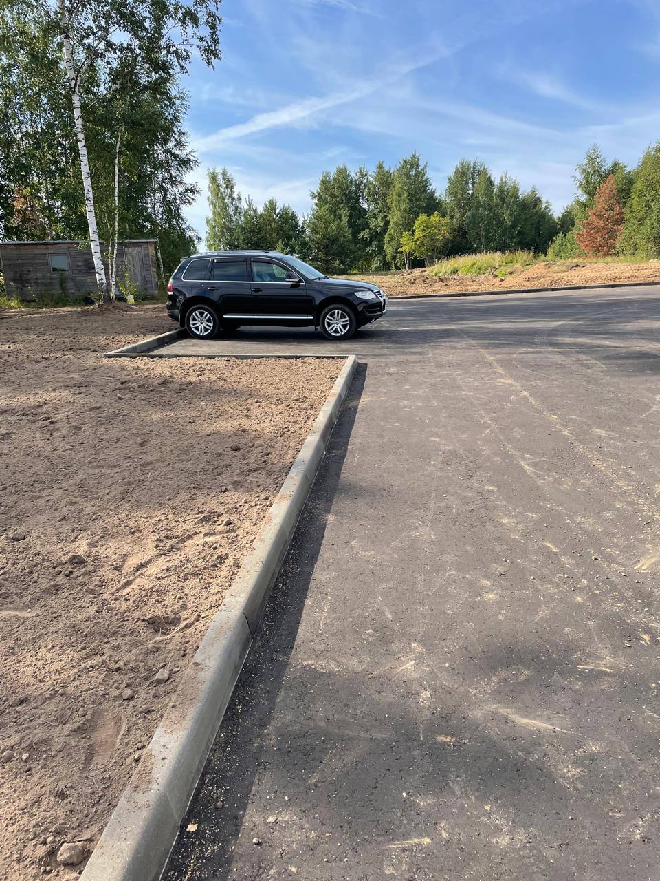 Частная парковка — асфальтирование